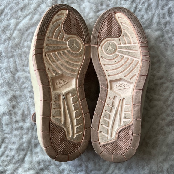 Jordan Women's Sneakers in Pink and Gray - Picture 4 of 5